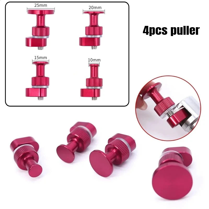 27-38CM Built-In Spring Telescopic Small Pull Hammer Car Dent Repair Sliding Hammer Mini Anti-Skating Hail Pull Hammer Tool